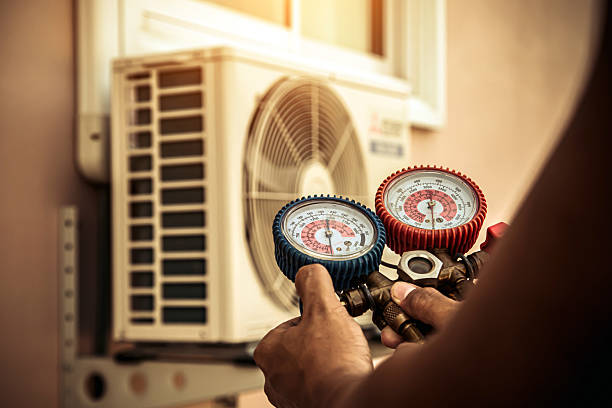 Professional Hvac Maintenance technician working in Ward, CO